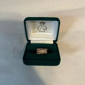 grace kelly princess  ring silver  ring